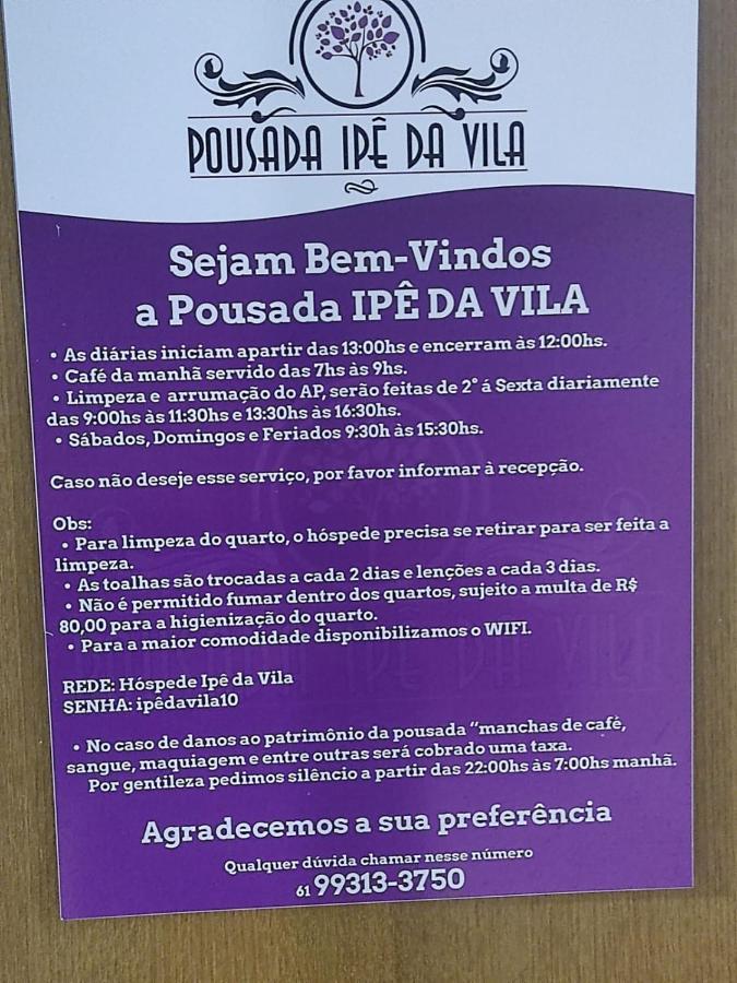 Pousada Ipe Da Vila Brasília Exteriér fotografie